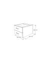 CAJONERA COLGANTE 2/C 40x45x30H