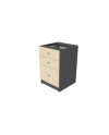 CAJONERA PEDESTAL S/CUBIERTA  46x46x72H