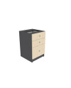 CAJONERA PEDESTAL S/CUBIERTA  46x46x72H