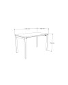 ESCRITORIO BENCH RECTO 120x70