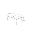 MESA DE REUNION 100x200
