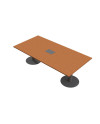 MESA DE REUNION 120x240x75H