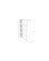 ESTANTE CERRADO 80x37x163H