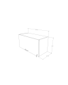 GABINETE COLGANTE  1/PUERTA 80x37x41H