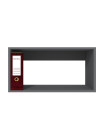 GABINETE COLGANTE  1/PUERTA 80x37x41H