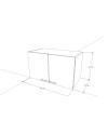 GABINETE COLGANTE 1/PUERTA 70x37x41H