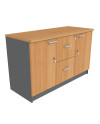 GABINETE BASE 2/PUERTAS 2/CAJONES 120x50x75H