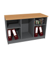 GABINETE BASE 2/PUERTAS 2/CAJONES 120x50x75H