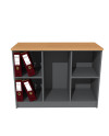 GABINETE BASE 2/PUERTAS 4/CAJONES 120x50x90H