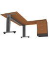 ESCRITORIO C/LATERAL DER. 180x160