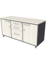 GABINETE BASE 2/PUERTAS 3/CAJONES 140x45x60H