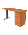 ESCRITORIO C/C. PEDESTAL DER. 140x60