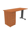 ESCRITORIO C/C. PEDESTAL IZQ. 140x60