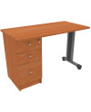 ESCRITORIO C/C. PEDESTAL IZQ. 120x60