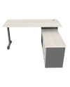 ESCRITORIO C/M. BASE DERECHO 160x140