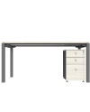 ESCRITORIO BENCH RECTO C/CAJONERA 160x70