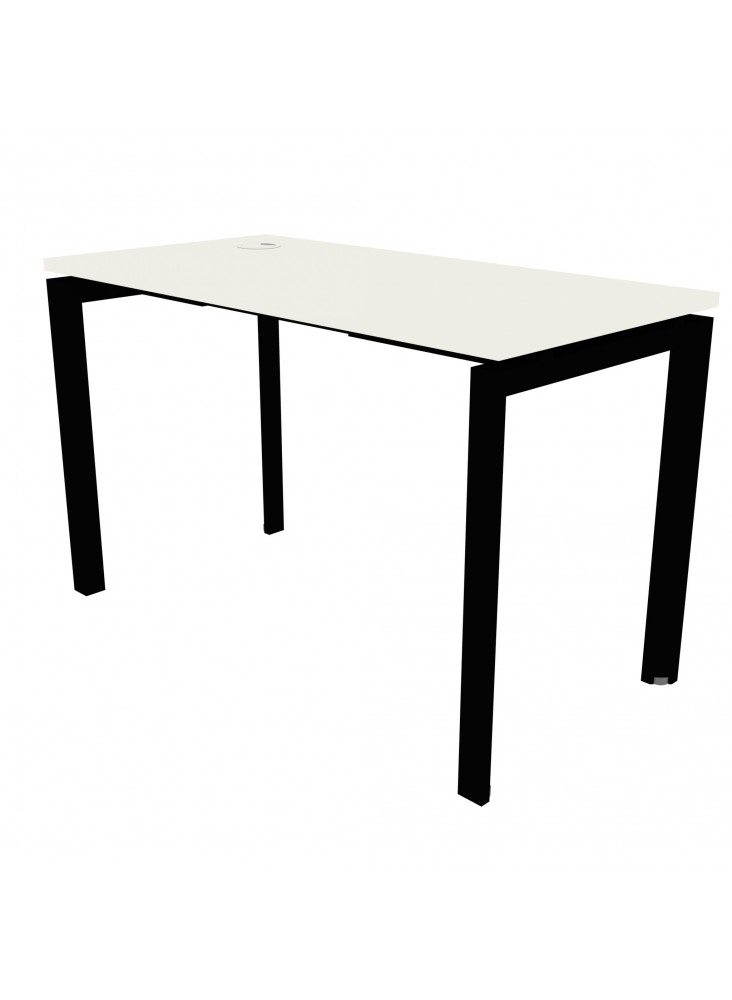 ESCRITORIO NEO BLANCO/NEGRO 140x60