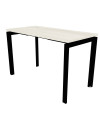 ESCRITORIO NEO TEKA ARTICO/NEGRO 140x60