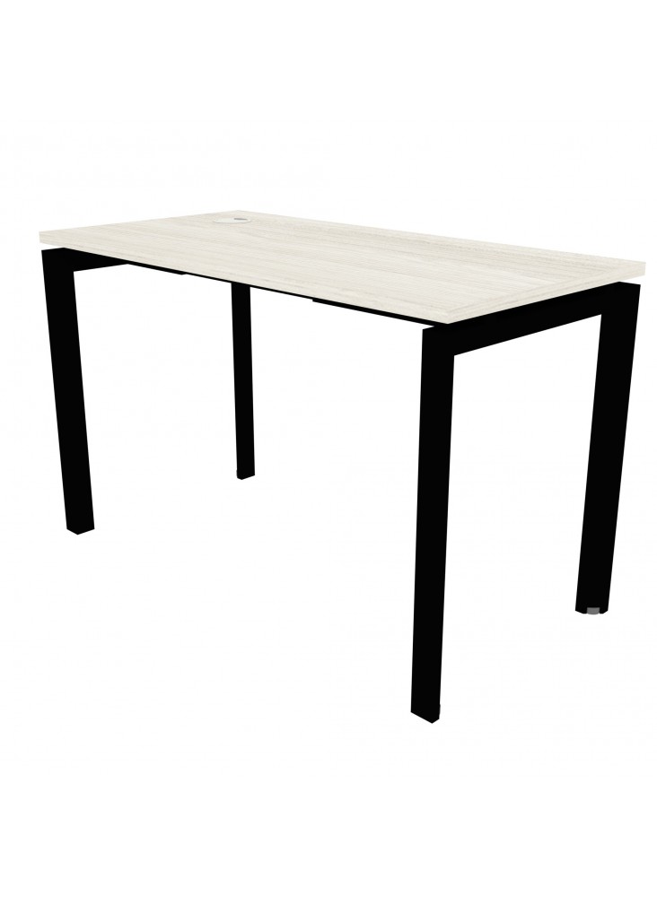 ESCRITORIO NEO TEKA ARTICO/NEGRO 160x70