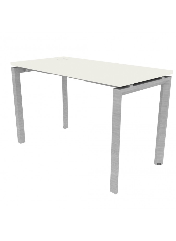 ESCRITORIO NEO BLANCO/GRIS CLARO 130x60