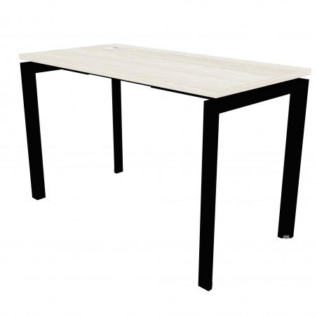 ESCRITORIO NEO TEKA ARTICO/NEGRO 130x60