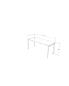 ESCRITORIO NEO RECTO 170x70