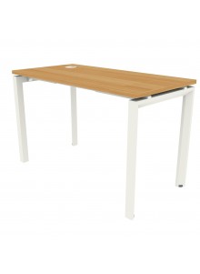 ESCRITORIO NEO COIGUE/BLANCO 130x60