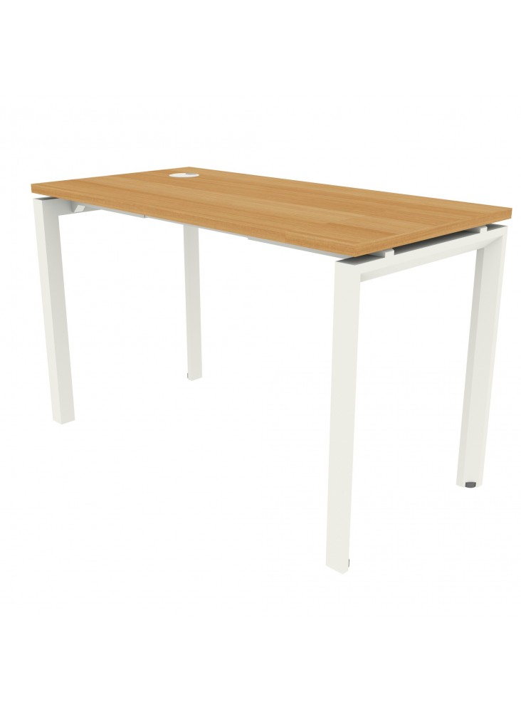 ESCRITORIO NEO COIGUE/BLANCO 130x60